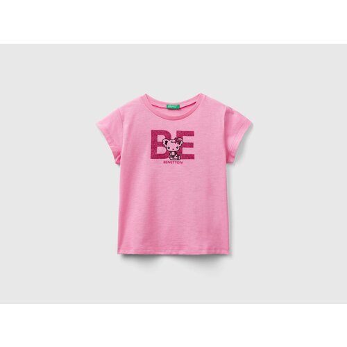 фото Футболка united colors of benetton, размер xs, розовый