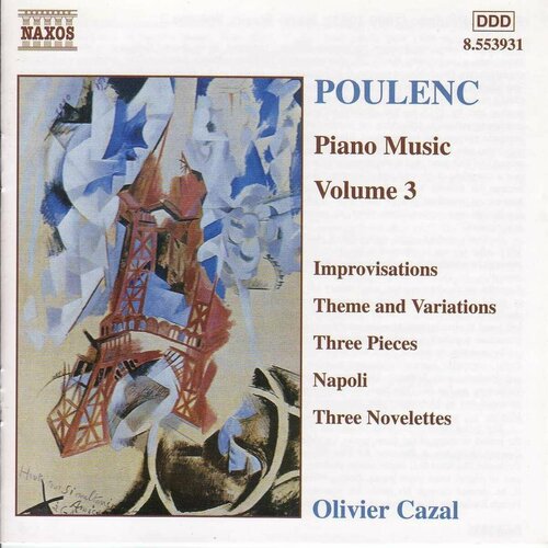 Audio CD Francis Poulenc (1899-1963) - Klavierwerke Vol.3 (1 CD) audio cd francis poulenc 1899 1963 klavierwerke vol 2 1 cd