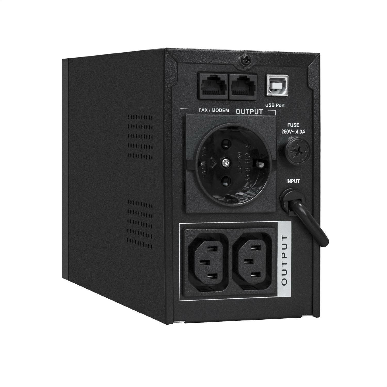 Источник бесперебойного питания EXEGATE SpecialPro Smart LLB-900 LCD AVR1SH2C13 RJ USB <900VA/500W LCD AVR 1*Schuko+2*C13 RJ45/11 USB