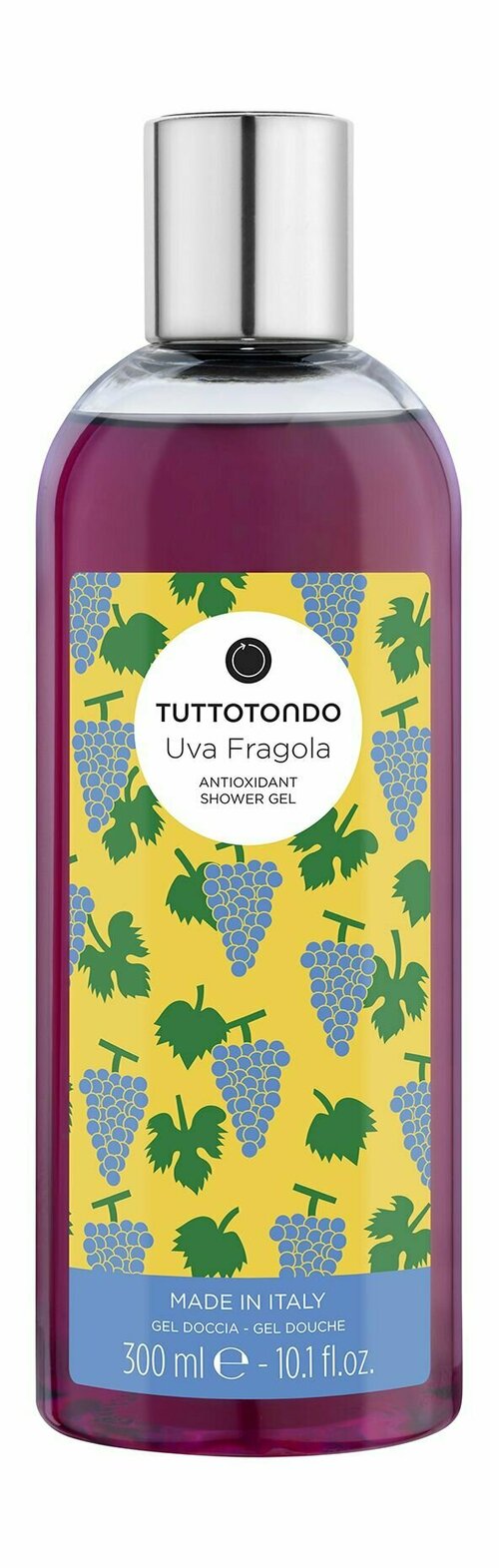 Антиоксидантный гель для душа / Tuttotondo Uva Fragola Antioxidant Shower Gel