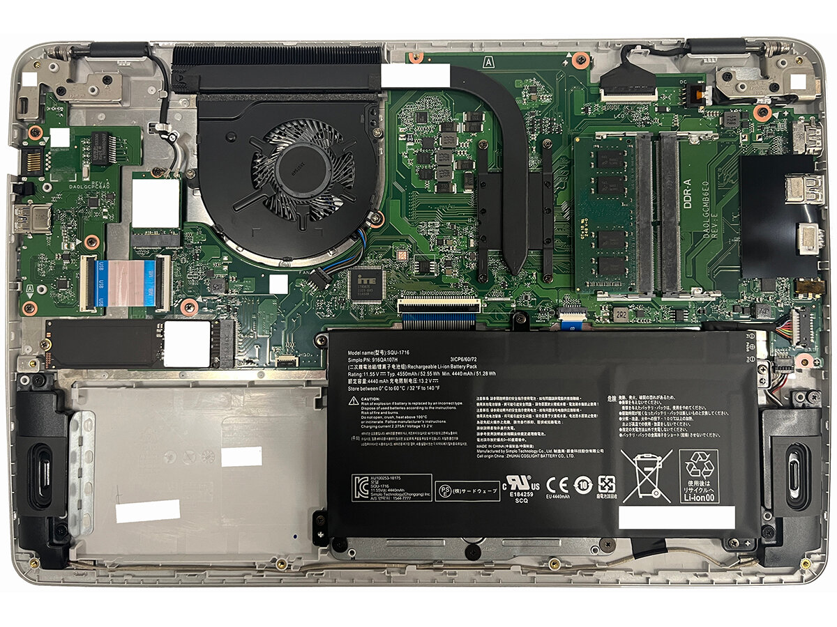Ноутбук MAIBENBEN M543 M5431SA0LSRE1 (15.6", Ryzen 3 Pro 4450U, 8Gb/ SSD 256Gb, Radeon Graphics) Серебристый - фото №2