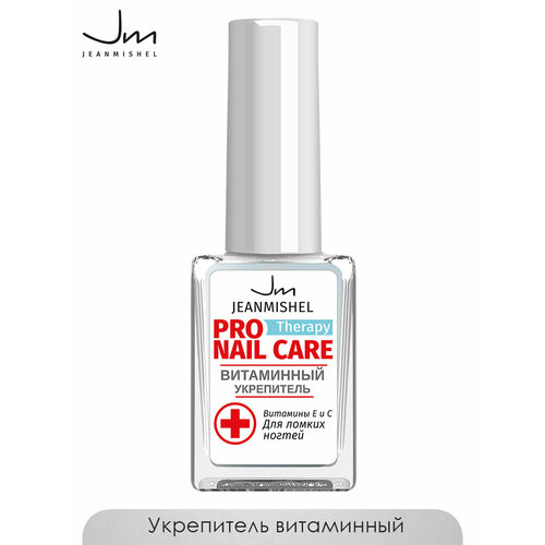 Jeanmishel Лак для ногтей витаминный укрепитель Pro therapy nail care, 6 мл, прозрачный