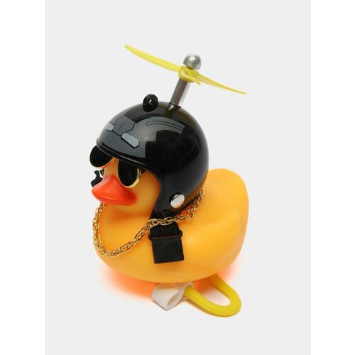 Игрушка утка в шлеме и очках с пропеллером в машину Цвет Угольный 599₽