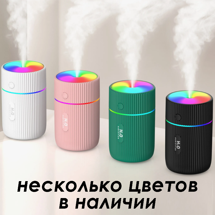 Увлажнитель воздуха Colorful Humidifer H2O, белый - фотография № 5