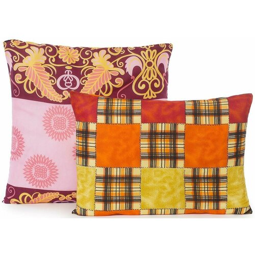 Подушка Эконом 38х38см фас 2шт полиэфирное волокно полиэстер 100 594₽