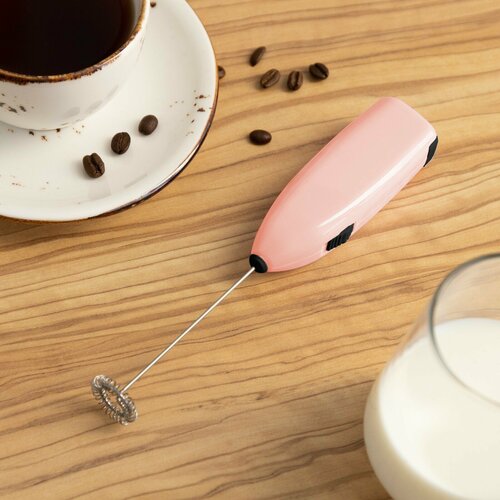 Капучинатор погружной Luazon LMR-07 от 2АА не в компл цвет розовый 306₽