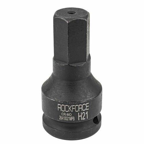 Головка-бита ударная 6-гранная 21мм, 3/4' RockForce RF-26410021MPB