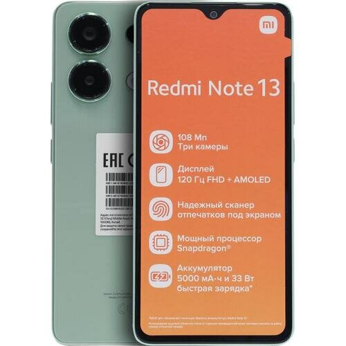 Смартфон Xiaomi Redmi Note 13 NFC Mint Green