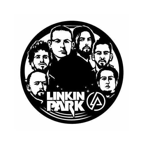 Панно на стену из виниловой пластинки Linkin Park