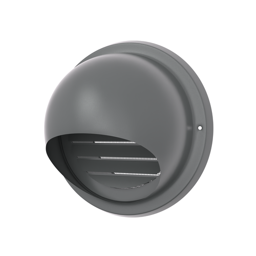 Выход стенной металлический D100 мм RAL7010 брезентово-серый матовый