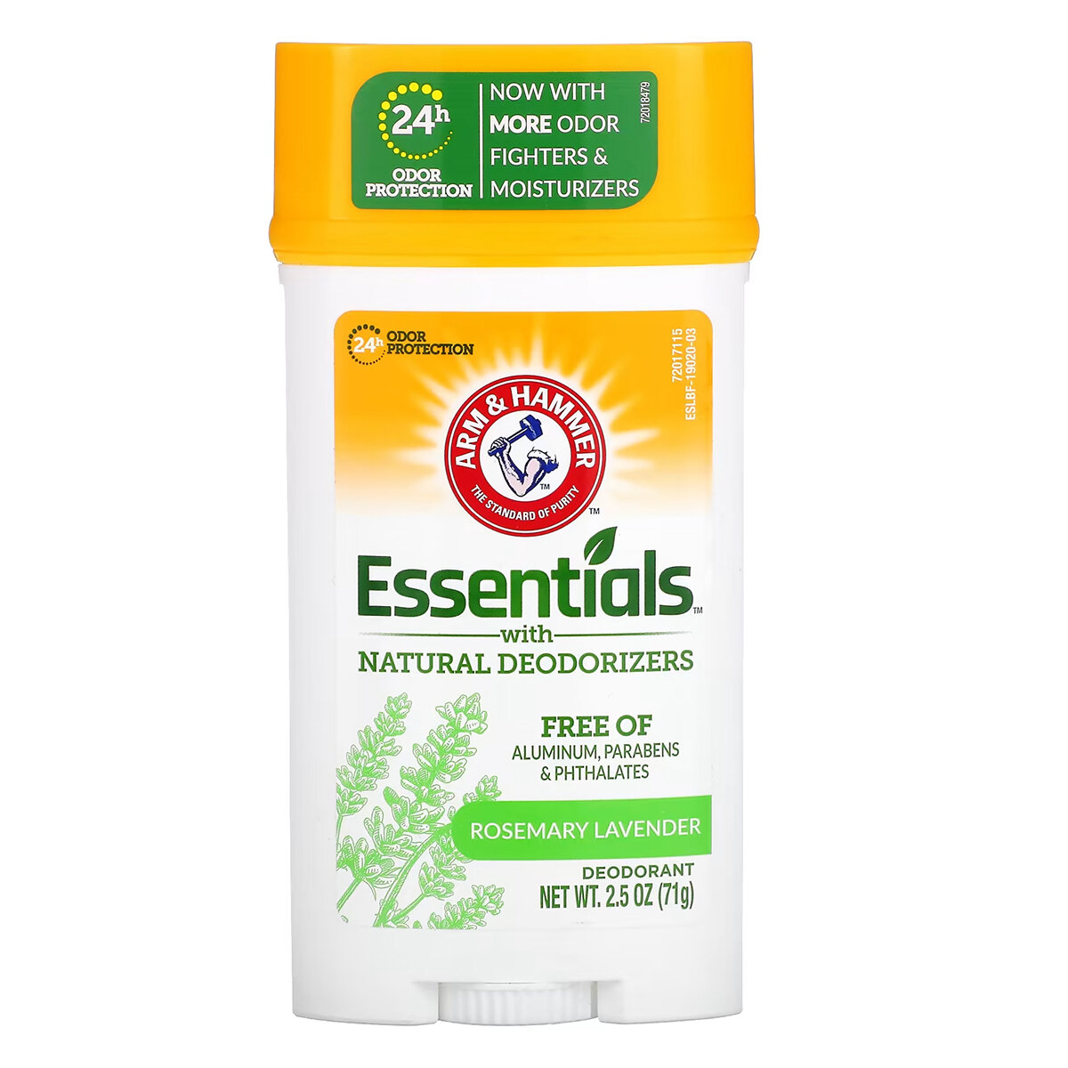 Дезодорант-антиперспирант Arm&Hammer Essentials розмарин и лаванда, стик, 71 г