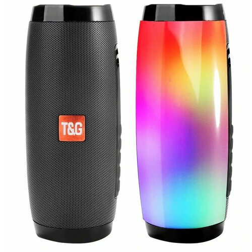 Колонка беспроводная музыкальная портативная TG 157 - Портативная колонка с подсветкой bluetooth колонка RGB подсветка AUX FM USB SD 960₽