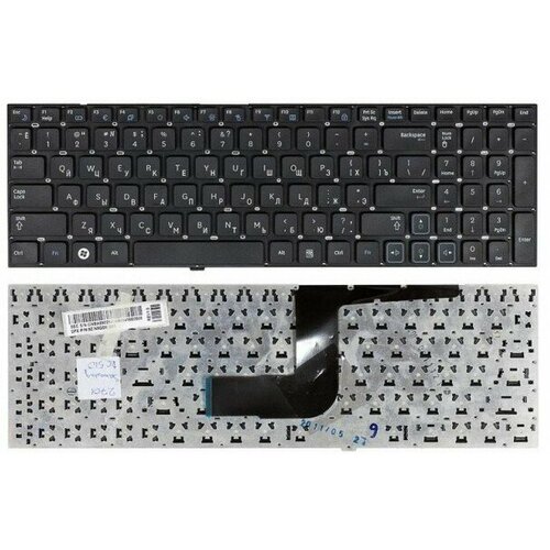 Клавиатура для Samsumg RC520 черная без рамки
