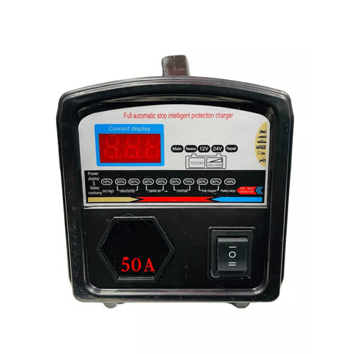 Зарядное устройство для аккумулятора зарядное устройство для автомобиля 12 вольт 24 вольт 50 А автоматическое отключение 3450₽