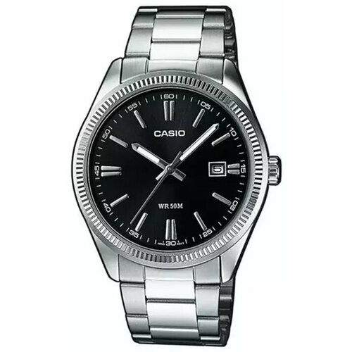 Наручные часы CASIO MTP-1302D-1A1, серебряный, черный