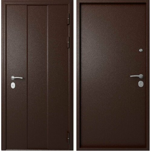 Дверь стальная Эталон Термо-5 Медь-Медь 860 левая терморазрыв 36087₽