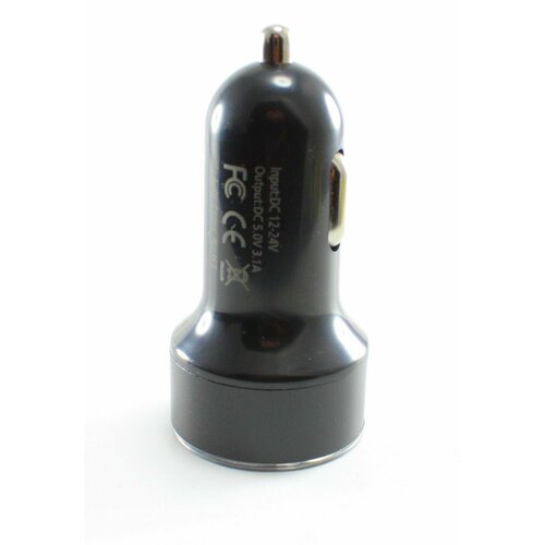 Автомобильное зарядное устройство 2 USB выхода 3A с вольтметром напряжение в бортовой сети 479₽