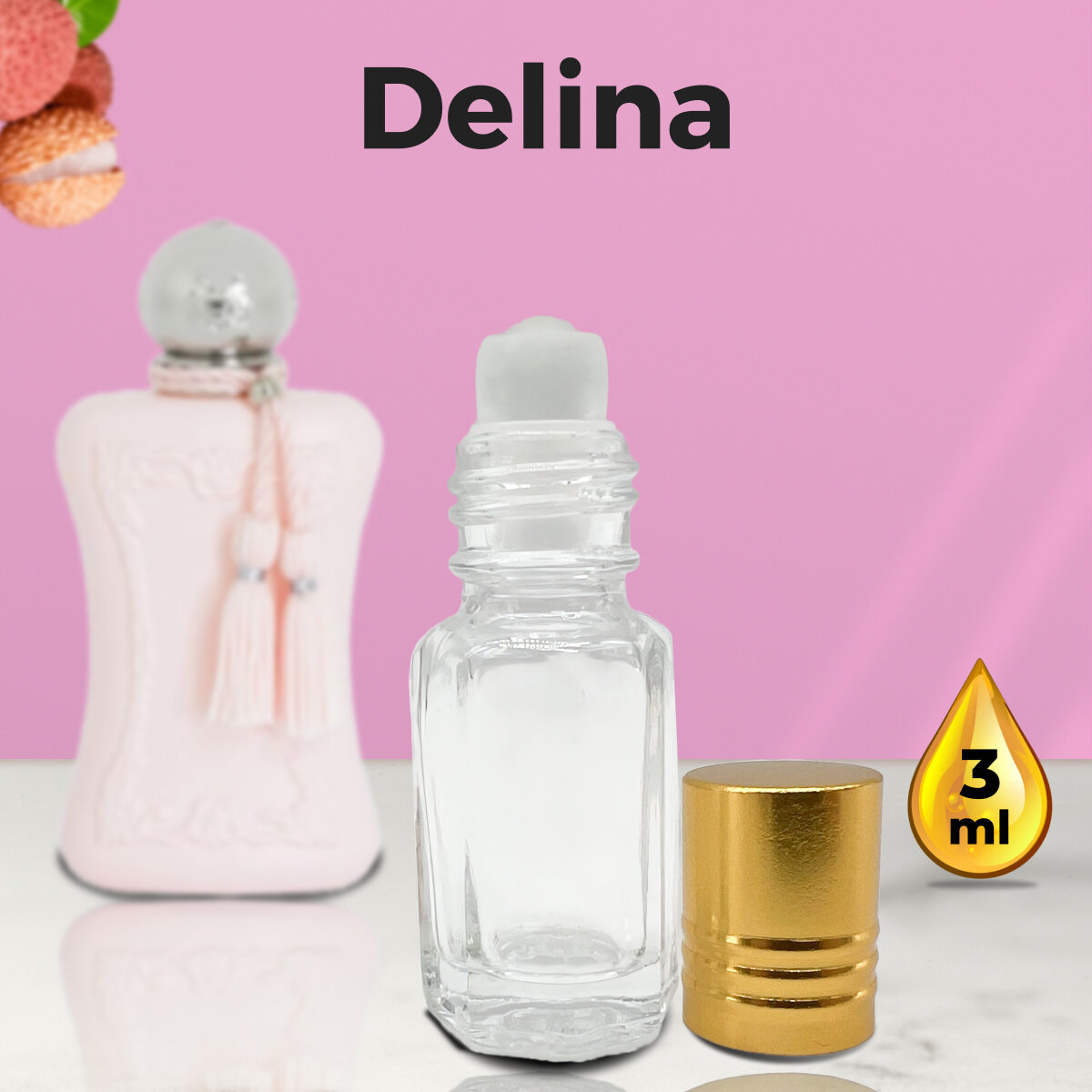 "Delina" - Духи женские 3 мл + подарок 1 мл другого аромата