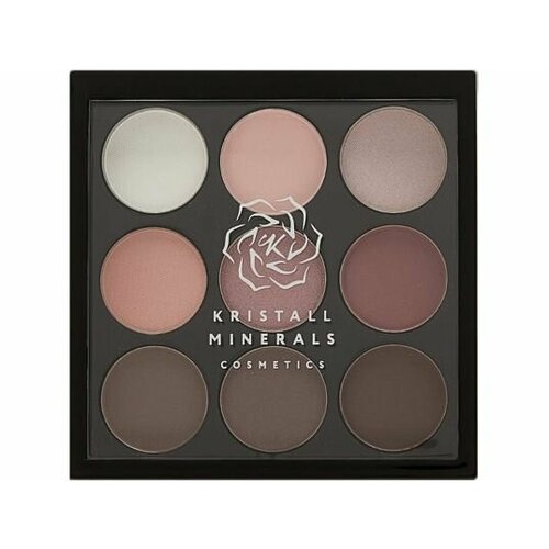 Палетка минеральных теней Kristall Minerals Cosmetics 9 shades