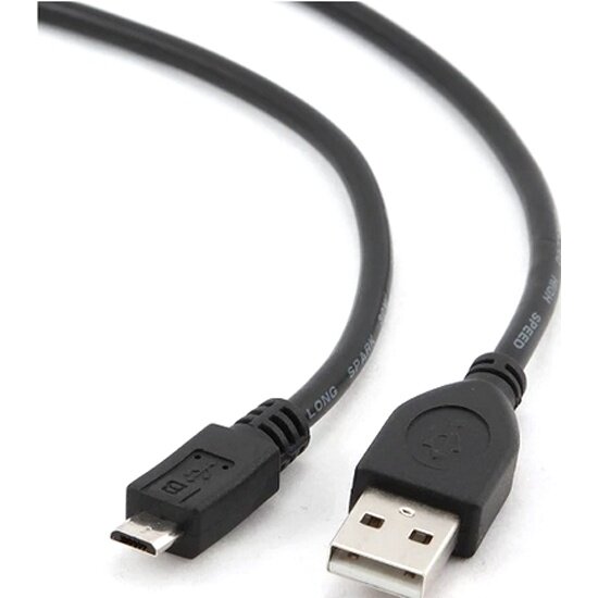 Кабель Filum USB 2.0 Pro, USB-A(M)-USB micro-B(M), черный, 2A, 1 м.