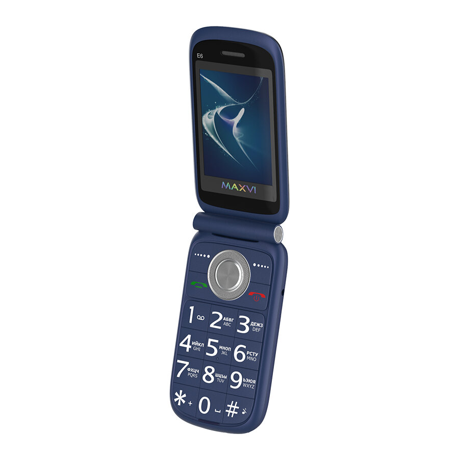 Телефон Maxvi E6 blue