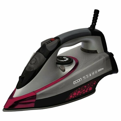 Утюг ECO-BI2601 2600 Вт керамическая подошва 45 гмин 320 мл цвет серый с красным 608100₽