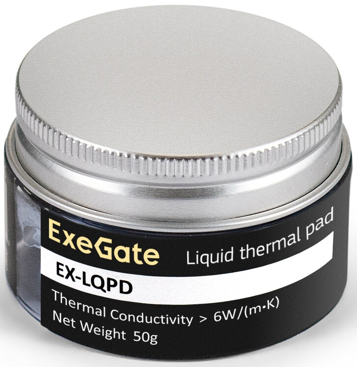 Жидкая термопрокладка ExeGate EX-LQPD (50 г) (EX296178RUS)