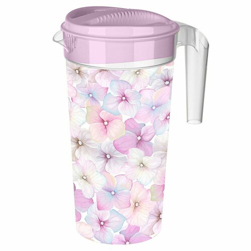 Кувшин с крышкой 8 марта 15 л пластик в ассортименте 704₽