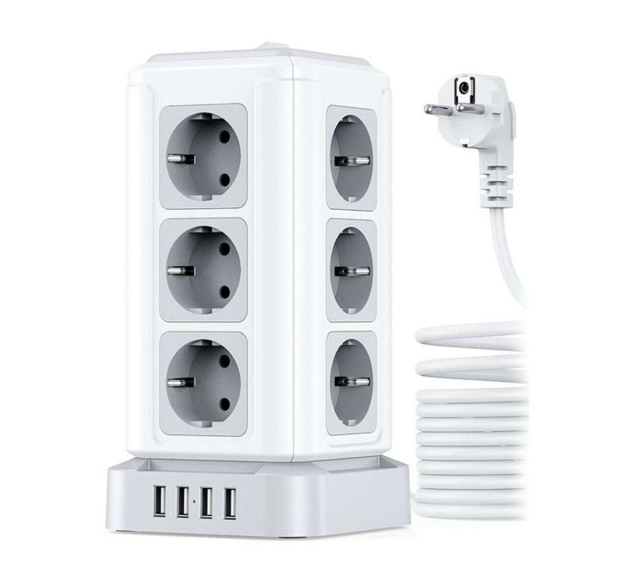 фото Сетевой фильтр Ritmix RM-2124 White