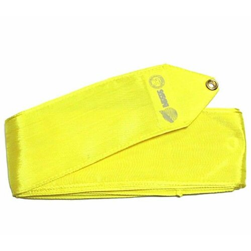 Лента гимнастическая SASAKI M-71-F однотонная 5 м цв желтый 4950₽