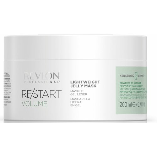 Revlon ReStart Volume Lightweight Jelly Mask, Маска-желе не утяжеляющая для объема, 200 мл rp restart volume lightweight jelly mask маска желе не утяжеляющая 250 мл