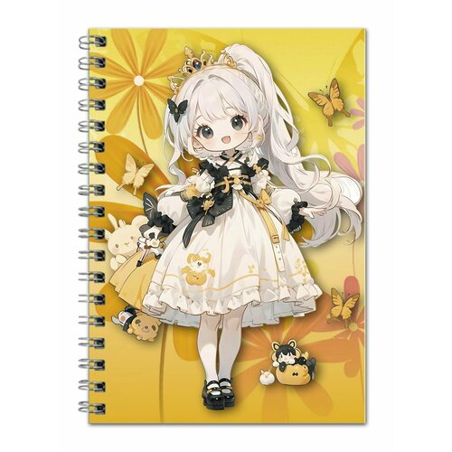 Блокнот для девочек Прекрасные принцессы А5 с наклейками вар 3 280₽