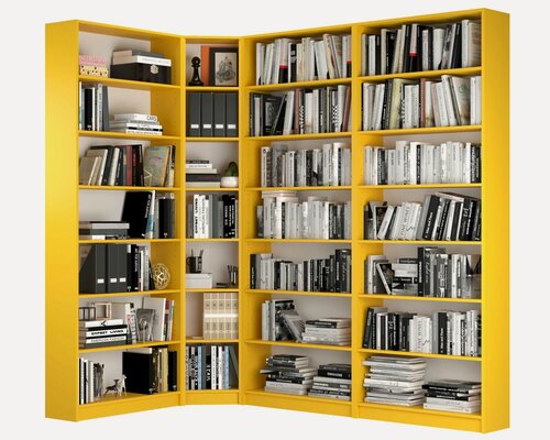 Изображение товара Стеллаж для книг "Билли 16" 135/215х237х28, солнечный свет