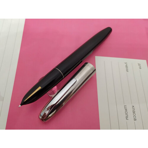 Перьевая ручка Hero 565, современная, перо FM (0.6 мм), заправка поршнем