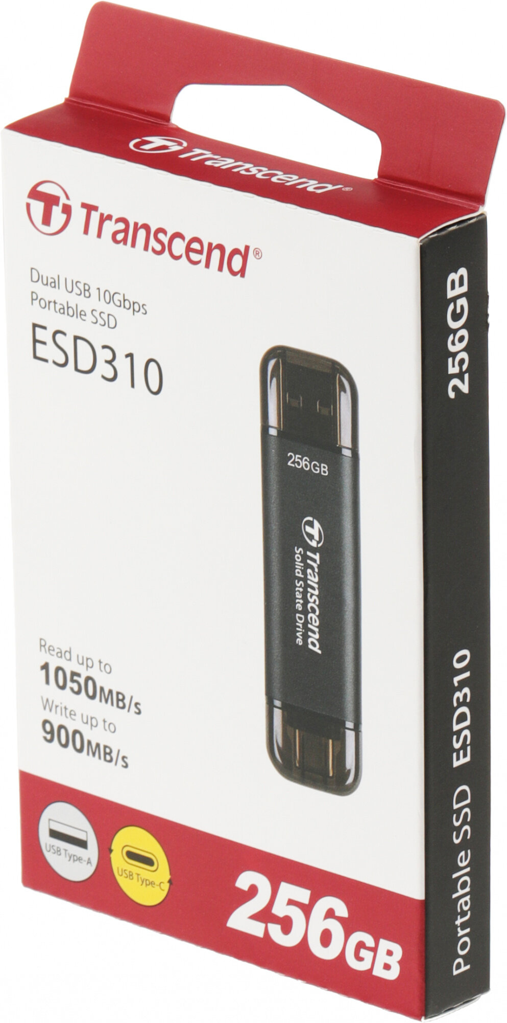 Внешний жесткий диск 256Gb Transcend TS256GESD310C серый USB-C - фото №6