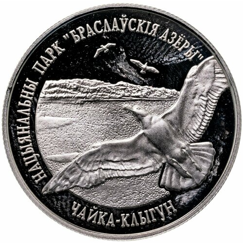 Беларусь 1 рубль 2003 Браславские озера - Чайка серебристая