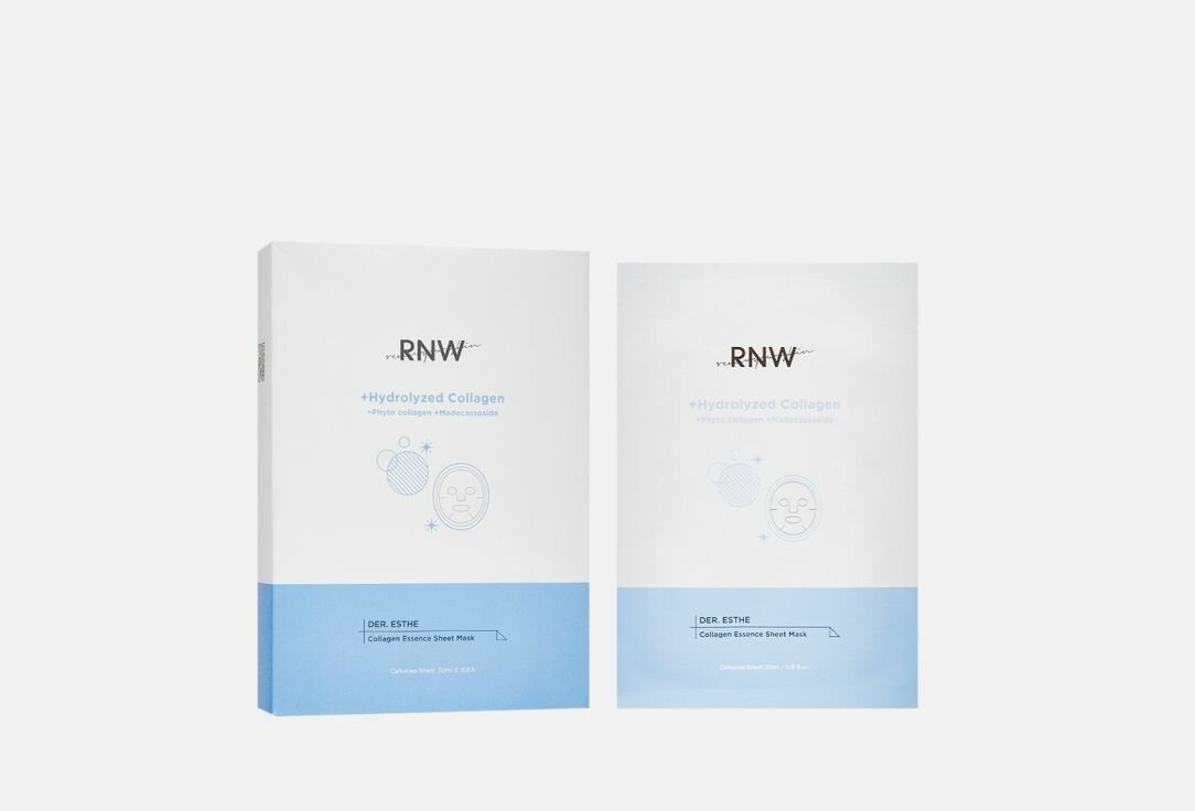 Набор тканевых масок для лица RNW DER. ESTHE Сollagen Essence Sheet Mask