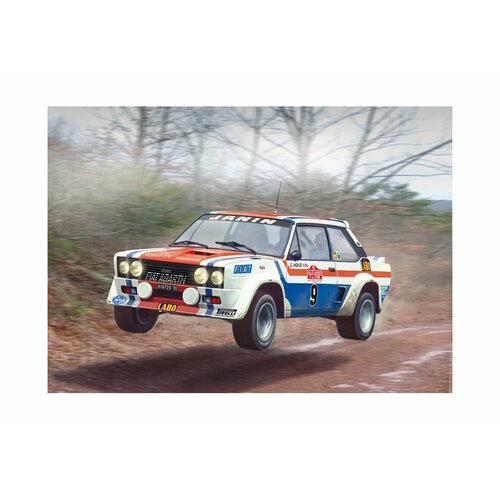 Fiat 131 Abarth 1977 Sanremo Rally Winner (1:24) ИТ3621 сборная модель italeri 3662ит автомобиль fiat 131 abarth rally масштаб 1 24