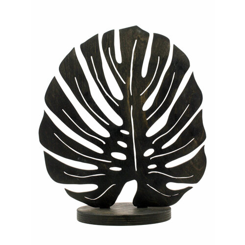 Декор для дома интерьера настольный для украшения комнаты Monstera из дерева от мастерской FrogDog