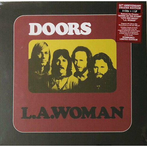 Виниловая пластинка Doors. L.A. Woman (LP + 3CD, Deluxe Edition, 50th Anniversary) рок wm the doors l a woman 50th anniversary lp 3cd deluxe edition