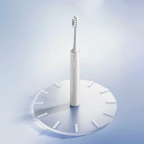 Электрическая зубная щётка Xiaomi Mijia Toothbrush T302 (MES608) с 4 насадками, Цвет: Silver, Жесткость: средняя