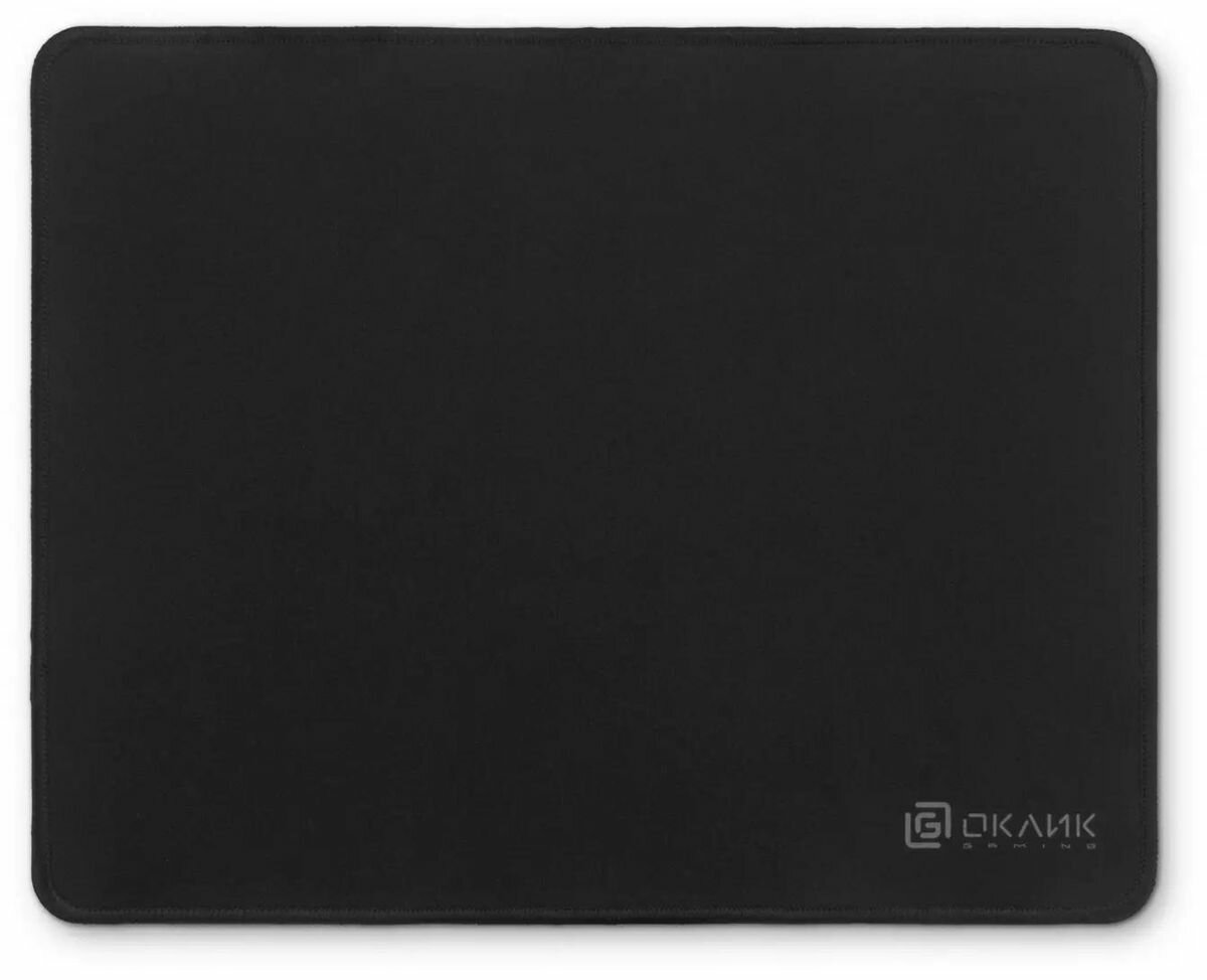 Коврик для мыши Oklick OK-T350 (M) черный, нейлоновая ткань, 350х280х2мм