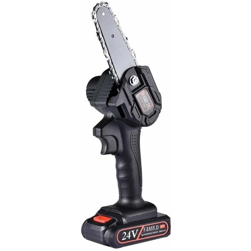 Мини электрическая цепная пила, портативная беспроводная обрезная пила 24V