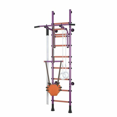 Детский спортивный комплекс Polini Sport Turbo пристенный фиолетовый 12990₽