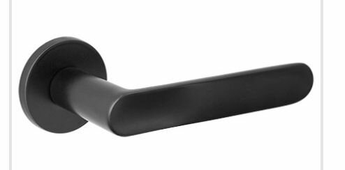 Ручки дверные (к-кт - 2шт.) CODE DECO Slim H-40135-A-BLM (чёрный матовый)