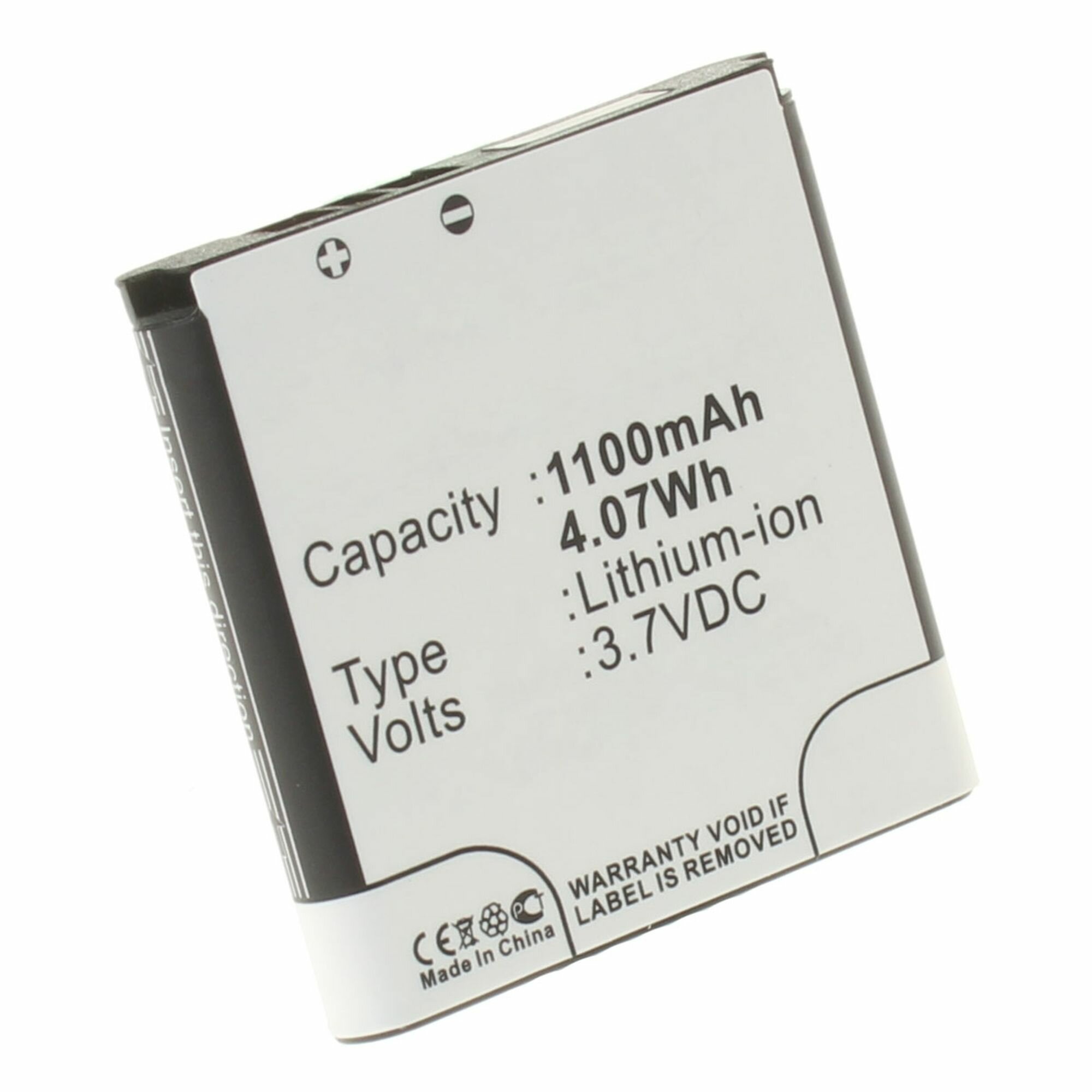 Аккумуляторная батарея iBatt iB-BP-6M-M310 1100mAh для телефонов смартфонов Nokia