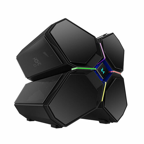 Корпус MidiTower Deepcool QUADSTELLAR INFINITY black (ATX, без БП, ARGB, USB3.2 Type-C) (R-QUADSTELLAR-G-1)