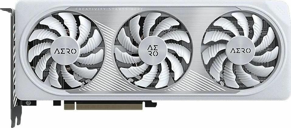 Видеокарта Gigabyte NVIDIA GeForce RTX 4060 GV-N4060AERO OC-8GD 8ГБ Aero, GDDR6, OC, Ret