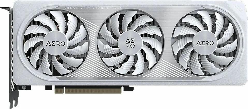 Видеокарта GIGABYTE NVIDIA GeForce RTX 4060 GV-N4060AERO OC-8GD 8ГБ Aero, GDDR6, OC, Ret