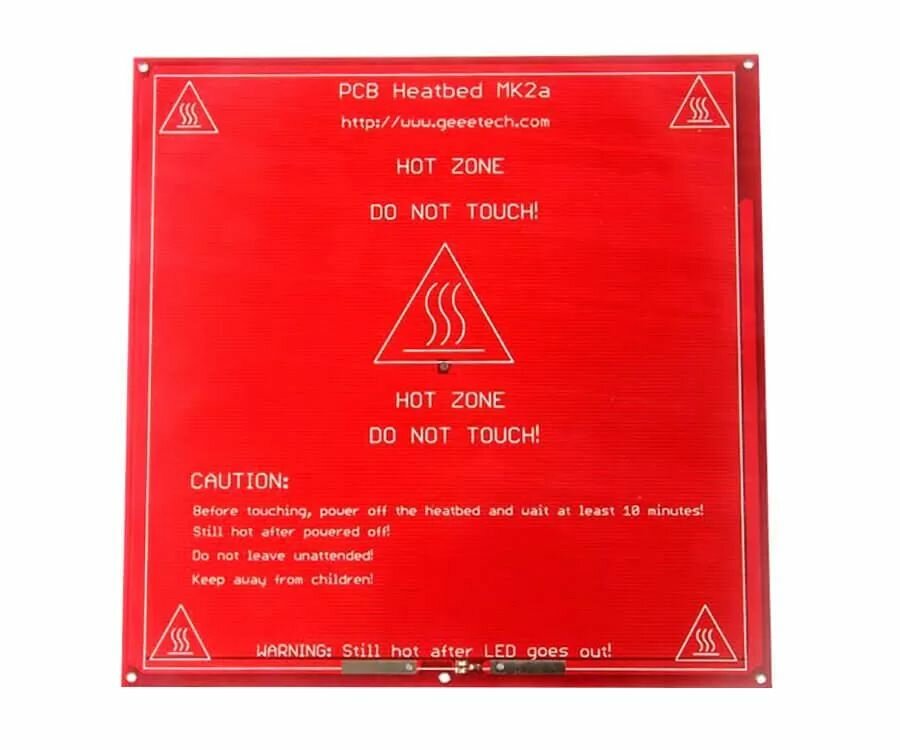 фото Текстолитовый нагревательный стол 3DiY MK2a 300x300 мм 12/24В 320Вт